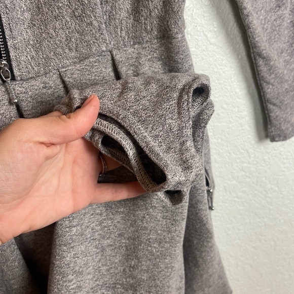 Tapemeasure Vintage Long Sleeve Jumpsuit with Stirrups Heathered Gray Small - Picture 6 of 9